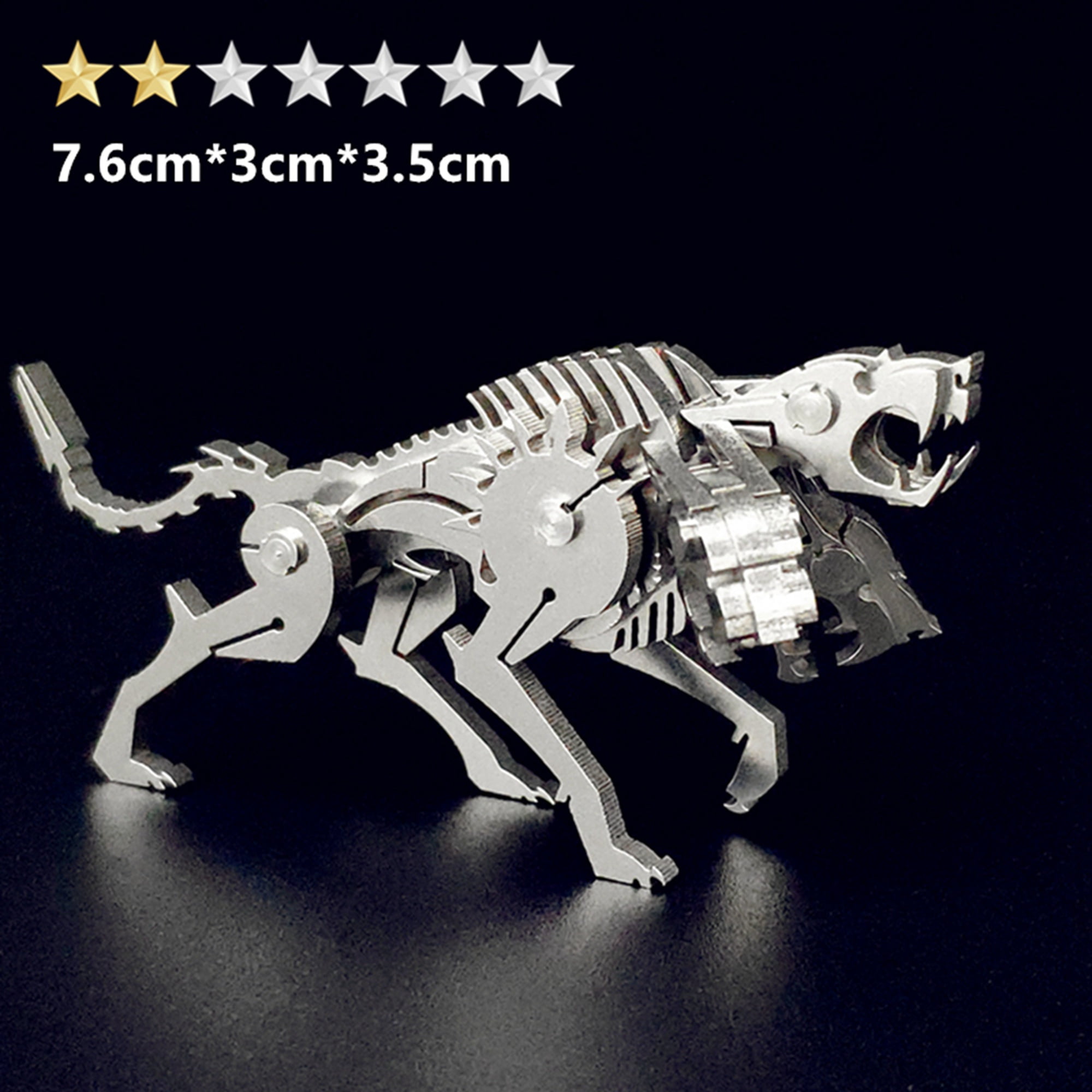 3D Griffin Stainless Steel Skeleton Puzzle Joint Mobility Miniature Model Kits Puzzle Toys