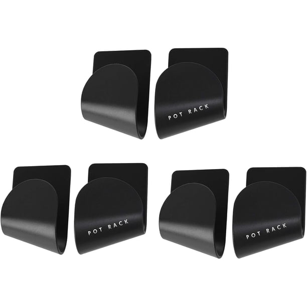 Plástico ABS de alta calidad para un uso duradero, ahorra espacio en la cocina con organizador de tapas de ollas de montaje en pared, no tóxico y sin BPA, ajuste de tamaño personalizable para puertas