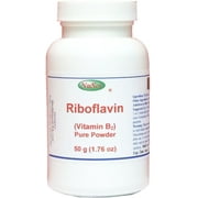 NuSci Vitamin B2 Riboflavin Pure Powder Energy 50 grams (1.76 oz)