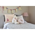 thumbnail image 3 of Simply Daisy 16" x 16" Modern Monogram Decorative Throw Pillow, Dusty Rose, 3 of 3