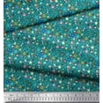 thumbnail image 3 of Soimoi Rayon Fabric Dot,Floral & Insect Clip Art Print Fabric by The Yard 42 Inch Wide, 3 of 3