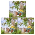 thumbnail image 3 of Billuyoard Straw Rabbit Adornment Easter Bunny Statue Cute for Patio Farmhouse Garden Type1 NO1, 3 of 6
