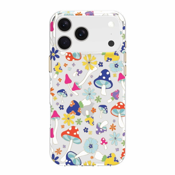 onn Phone Case for iPhone 17 Pro Max - Multicolor Mushroom
