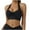 Black, variant on cfhntfmh Sports Bras for Women Fashion Ruched Seamless Wireless Liftup Bralettes Backless Low Impact Push up Athletic Yoga Bras