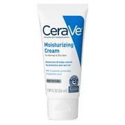 (3 pack) CeraVe Moisturizing Cream Travel Size Face Moisturizer & Body Lotion Normal to Very Dry Skin 1.89 oz