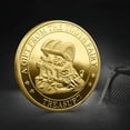 thumbnail image 2 of Moneda de oro del Hada de los Dientes de dibujos animados Moneda conmemorativa bañada en oro Regalo de cambio de dientes para niños Medallón conmemorativo del Hada de los Dientes Medallón, 2 of 5