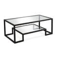 thumbnail image 1 of Henn&Hart Hollywood Regency Metal Black and Bronze Coffee Table, 1 of 8