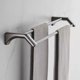 thumbnail image 4 of Barras para toallas de baño dobles Toalleros para baño, toallero de montaje en pared Resistente riel para colgar toallas de 15.7 pulgadas, acero inoxidable cromado pulido, 4 of 5