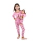 thumbnail image 2 of Pijama Leveret para niña y muñeca de algodón con estampado de jirafas, 2 of 5