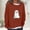 WEXL, variant on RKSTN Women's Halloween Print Cotton Long Sleeve Shirts Cute Ghost Graphic Print Oversize Crewneck Pullover Shirts Tops Womens Casual Round Neck Long Sleeve Fake Two Piece Shirts Fall