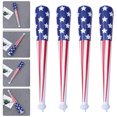 thumbnail image 4 of Miangastore 4pcs Inflates Baseball Bats American Flag Inflatable Bats 4th of July Party Favors, 4 of 7