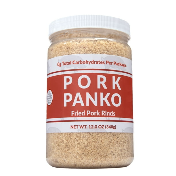 Pork Panko (12oz Jar) 0 Carb Pork Rind Crumbs Keto and Paleo