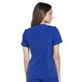 thumbnail image 4 of Cherokee iFlex Women Scrubs Top V-Neck Knit Panel CK605, 4 of 6
