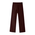 thumbnail image 5 of snilers Girls Boys Dress Pants Mid Waist Straight Leg Pants Kids Formal Trousers with Belt Loops Comfortable Uniform Pants with Pockets Size 7-16 Years, 5 of 7