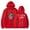 Red, variant on Carin Leon Boca Chueca Tour Merch Hoodies Winter Women Men Fashion Casual Hooded Sweatshirts Streetwear