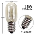 thumbnail image 5 of 2 uds e14 pequeña boca de tornillo bombilla de refrigerador 220v 15w bombilla de decoración de ambiente de vacaciones, 5 of 5