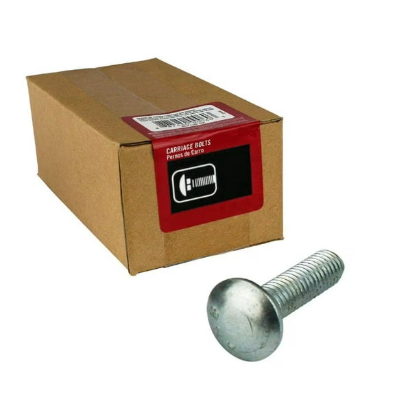 Everbilt 3/8 in.-16 x 3-1/2 in. Zinc Plated Carriage Bolt (25-Pack)