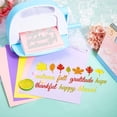 thumbnail image 7 of 2Set 14Pcs Autumn Leaves Cutting Dies for DIY Scrapbooking Metal Thanksgiving Text Die Cuts Embossing Stencils Template for Paper Card Making Decoration Album Craft Decor, 7 of 7