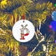 thumbnail image 3 of Decoraciones Del Árbol de Navidad con 26 Letras Del Alfabeto, Rojo Acrílico Fawn Colgante Ornamentos para el Hogar, Decoración Personalizada Del Árbol de Navidad para la Temporada de Vacaciones, 3 of 4