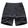 thumbnail image 3 of IWRICH Men's Cargo Shorts Athletic Shorts with Zipper Pockets for Outdoor Camping Hiking Black XL, 3 of 4