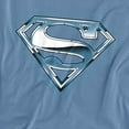 thumbnail image 2 of Superman T-Shirt Tribal Chrome Shield Unisex Graphic Tee For Men & Women, 2 of 7