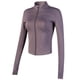 thumbnail image 3 of Chaqueta deportiva de manga larga de secado rápido para mujer, chaqueta ajustada y ajustada, para correr, ropa de fitness popular, otoño e invierno, 3 of 6
