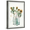 thumbnail image 2 of Parvez Taj Sunflower and Wilted Leaves II Framed Painting Print, 2 of 6