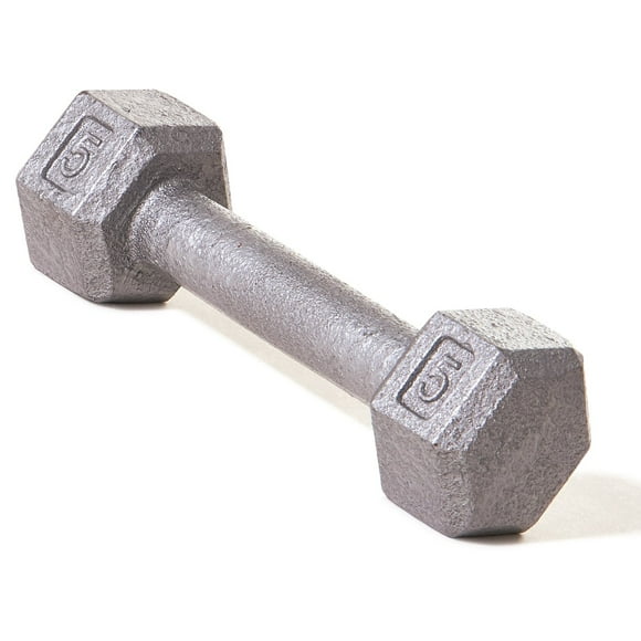 Mancuerna Dumbbell Champion, sólida, hexagonal, 2,3 kg