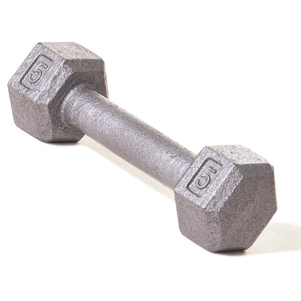 Mancuerna Dumbbell Champion, sólida, hexagonal, 2,3 kg