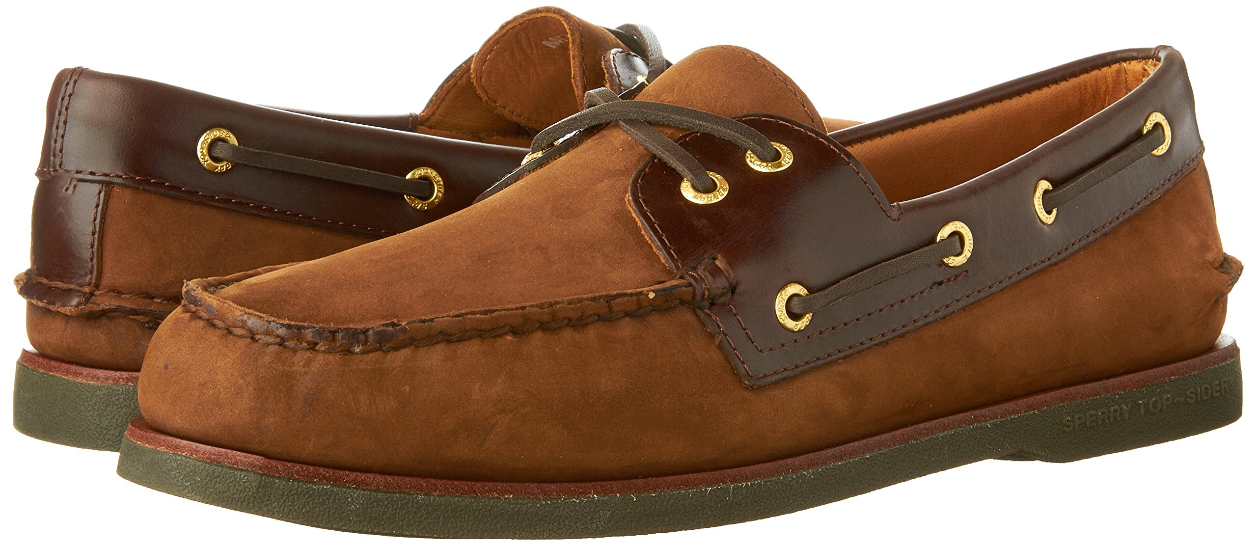 NWT Sperry Men Gold A/O Cup in ivory size 8m Gold Authentic Original™ 2-Eye Lite Boat Shoe Light Brown  main image 2