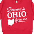 thumbnail image 3 of Inktastic Someone in Ohio Loves Me Toddler Sweatshirt, 3 of 4