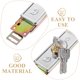 thumbnail image 3 of unbranded Para Puerta De Persiana Con Núcleo De Resistente Protección Antirrobo Color Plata, 3 of 8