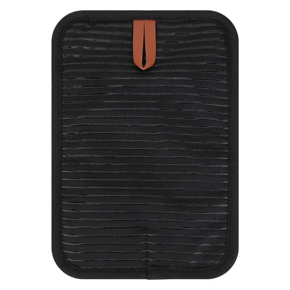 Unique Bargains Silicone Heat Resistant Trivets Non Slip Hot Pads Black 1Pcs