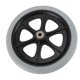 thumbnail image 1 of Ruedas De Repuesto Para Silla De Ruedas, Rodamientos De Metal, Ruedas Sólidas Para Silla De Ruedas, 8 Pulgadas, Gris, Fuerte Capacidad De Carga, Fácil De Instalar Para Personas, 1 of 7