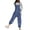 Blue, variant on Women'S Casual Corduroy Overalls Sleeveless Adjustable Straps Jumpsuits for Women with Pockets Green XL