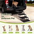 thumbnail image 6 of Foldable Dog Car Steps - Upgraded Non-Slip Pet Stairs for Large Dogs, Lightweight Pet Ladder with High Load-Bearing Capacity，Up to 350Lbs,6 Steps, 6 of 8