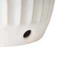 thumbnail image 3 of The Pioneer Woman Colette Stoneware Potato Keeper, White, 3 of 6