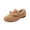 Coffee, variant on Women Cute Cartoon Cat Fuzzy Loafers, Adjustable Metal Buckle Strap Round Toe Warm Plush Flat Shoes, Non Slip Soft Sole Winter Casual Walking Shoes