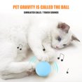 thumbnail image 3 of Pelota interactiva Smart Catjuguete de entrenamiento de hierba gaterapelota de juego para mascotas (lana azul) Ndcxsfigh Nuevos Originales, 3 of 5