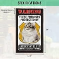 thumbnail image 5 of These Premises Protected by French Bulldog Garden Flag Dog Warning Yard Flag Sign Banner for Outdoor Farmhouse 12.5X18 Inch Double Side, 5 of 6
