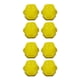 thumbnail image 3 of Greeniant 4 Uds. De puntera de patín, protectores de rodillos de cuero, tapas portátiles reutilizables para deportes al aire libre, protectores Amarillo 2piezas, 3 of 6