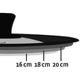 thumbnail image 2 of Tapa universal para ollas, sartenes y cacerolas - con un diámetro de 16-18-20 cm, 2 of 5
