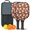 Pioneer Flower Floral-3, variant on Pickleball Paddles Set,Pioneer Flower Floral Print Pattern Fiberglass Surface Pickleball Racket Set with 2 Indoor Outdoor Pickleball Balls and Pickleball Bag,Pickle-ball Equipment