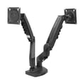 thumbnail image 1 of Double Double Screen Stand Lifting Telescopic Rotating Adjustable 19.8lbs Per Arms Double Screen Desk Mount for 17 to 27inch Screen, 1 of 7