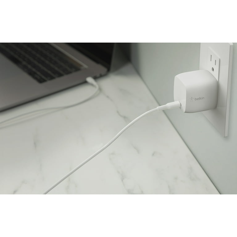  Belkin BoostCharge - Cargador de pared USB-C de 30 W GaN con  entrega de energía, cargador para iPhone de carga rápida, cargador USB-C  para iPhone 15, iPhone 14, iPhone 13 Series