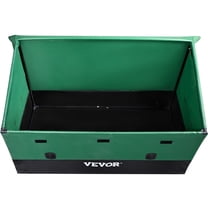 Outdoor Storage Box 150 Gallon, Waterproof Deck Box with PE Tarpaulin Cover, Patio Furniture Storage