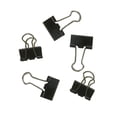 thumbnail image 6 of Black Binding Clips 1" Wide, 36 Pcs. Reusable, Strong, Durable Clips, All Purpose Use! (2.5 cm. by 1 cm. ) By Mega Stationers, 6 of 6