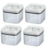 Better Homes & Gardens Flip-Tite Square Container, 6.5 Cups - Set of 4