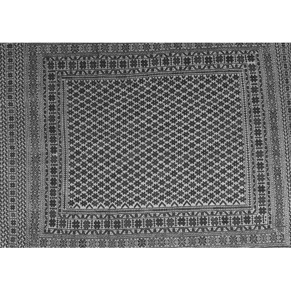 Ahgly Company Indoor Rectangle Persian Gray Traditional Area Rugs, 2' x 3'