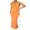 Orange, variant on Michellecmm Women Open Back Slip Dress, Solid Color Spaghetti Strap Skirt